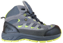 TOP Munkavédelmi bakancs S1P PU talp TOP VARDE, szürke/zöld, 37 (TOP_VARDE-37)