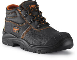 TOP Védőbakancs S3 SRC narancs bélés acél orrmerevítő TOP FORREST-MID, fekete, 46 (TOP_FORREST-MID-46)
