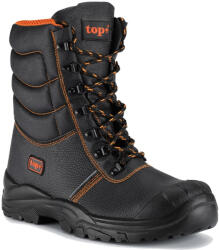 TOP Védőbakancs S3 SRC magasszáru narancs béléssel TOP WINTON, fekete, 44 (TOP_WINTON-44)