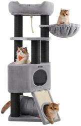 FEANDREA Kaparófa, nagyméretű macskafa kosárnyugóval és simogató barlanggal 141cm | feandrea (PCT02W)