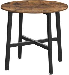 VASAGLE Kis étkezoasztal, kávézóasztal, 80 x 75 cm (ø x m) (KDT080B01)