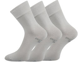 Lonka 3PACK șosete Lonka gri deschis (Bioban) XL (172386)