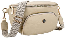  Peterson Női Oldaltáska -PTN MIS-01-3544 BEIGE- Sötét Bézs- (5903051273544)