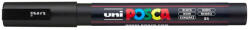 Dekormarker 0, 9-1, 3mm, Uni Posca PC-3M fekete