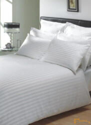 Szállodai prémium 3 részes damaszt csíkos (1cm) ágynemű szett