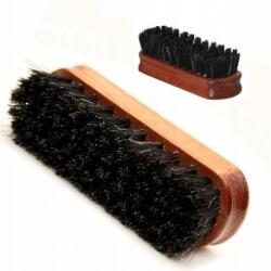COCCINÉ Duża Szczotka Do Butów Z Końskiego Włosia 16 Cm Do Czyszczenia I Polerowania