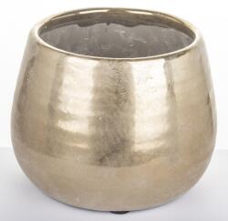  Elegáns arany kerámia kaspó 19, 5 cm