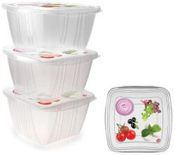 Snips FRESH PP doboz 15x15x8, 5 cm 1 liter (3db-os) (169076)