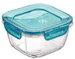 BormioliRocco Bormioli Rocco EVOLUTION-TÜRKIZ szögletes doboz 12x12x6, 5cm 42cl (119900)