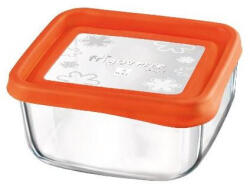 BormioliRocco Bormioli Rocco FRIGOVERRE ARANCIO szögletes doboz 15x15cm (119804)
