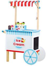 Bigjigs Toys Carucior de inghetata din lemn BigJigs (BJ409)