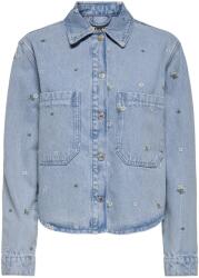 ONLY Női ing, Only, farmer, pamut, világoskék, XS INTL (0000305133038_XS)