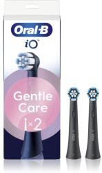 Oral-B iO Gentle Care tartalék kefék az érzékeny ínyre Black 2 db