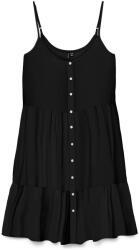 VERO MODA női nyári ruha, 10325283, szintetikus, S INTL, fekete (0000304951473_S)