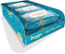 Beggs nedves öblíthető törlőkendő, 6 × 64 darab (BABY3886bun2)