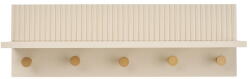 House Nordic Cuier de perete bej cu raft 50 cm Rocca - House Nordic Agatator cuier