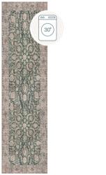 Flair Rugs Covor tip traversă verde lavabil 60x230 cm Beau Floral - Flair Rugs Covor