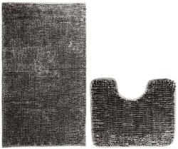Restilo Covorașe de baie gri-închis pentru WC 2 buc. 80x50 cm Bati - Restilo Covor baie