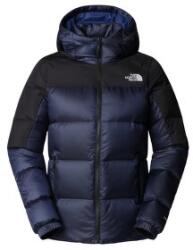 The North Face DIABLO DOWN 2.0 HOODED JACKET Women Jachetă A1C ESTATE BLUE BLACK HEATHER/TNF BLACK XL
