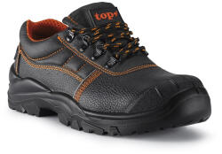 TOP Védőfélcipő S3 SRC narancs bélés acél orrmerevítő TOP FORREST-LOW, fekete, 40 (TOP_FORREST-LOW-40)