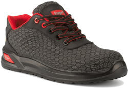 TOP Cipő S1P ESD SRC kompozit orrmerevítő kevlár talplemez TOP HEXA LOW, fekete, 46 (TOP_HEXA_LOW-46)