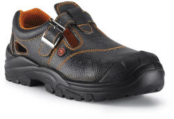 TOP Szandál S1P SRC narancs bélés acél orrmerevítő TOP MANILA, fekete, 42 (TOP_MANILA-42)