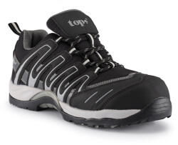 TOP Védőfélcipő S1P ESD SRC EVA-gumi talppal, kompozit orrmerevítő, fekete/sárga, 39 (TOP_AGISZ_Y_2-0-39)