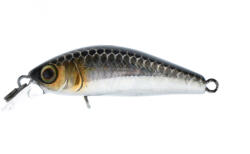 Jackall Chubby Minnow 35 SP / HL Silver & Black wobbler műcsali