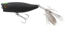 Jackall Chubby Popper 42 Floating / Sight Mat Black felszíni wobbler