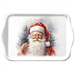 Ambiente B. V Mikulásos karácsonyi műanyag kistálca 21x13 cm - Happy Santa (VR-33719075)