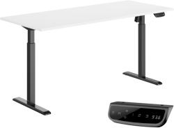 StableDesk Birou reglabil electric StableDesk, 1 motor, Touchscreen, Ridica 80 kg, Ergonomic, 3 Functii de Memorie, Sistem Anti-Coliziune, Timer, Inaltime 71-119 (SD-102-NE-D-AL-160x80)