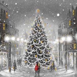 PPD La Fete de Noel papírszalvéta 33x33cm, 20db-os