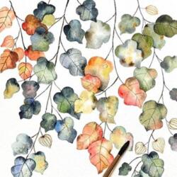 PPD Bright Fall papírszalvéta 33x33cm, 20db-os