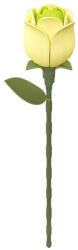 Rokr Puzzle 3D, Floarea Trandafirul verde, Plastic, ROKR, 39 piese