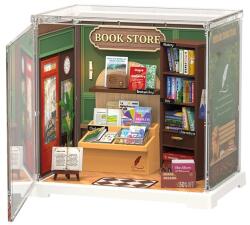 Rolife Puzzle 3D, Minicasuta Memory Book Store, Plastic, RoLIfe, 44 piese, DWS04B