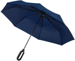 M-Collection mini összecsukható esernyő karabiner alakú fogantyúval, Sötétkék (MC4088544)