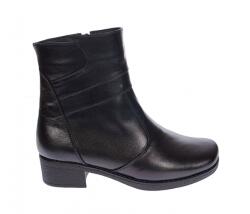 Ciucaleti Ghete dama casual imblanite din piele naturala cu fermoar GD6N, marimea 38