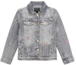 GUESS Деним сиво яке за момиче с цветни камъчета Guess