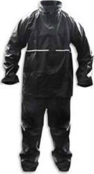 Winger RS11 Set impermeabil pentru pantaloni și jachetă de motocicletă pentru bărbați Negru Culoare RS11 (RS11)