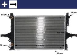 MAHLE Radiator, racire motor MAHLE BEHR CR 1547 000S (CR 1547 000S)