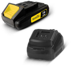 Bormann Set încărcător și baterie 20V, 1x1, 5Ah + 1x 2A (BCD2605)