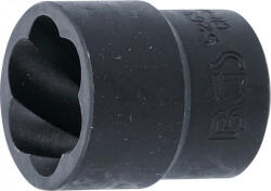 BGS technic Cap cheie tubulară profil spiral / Extractoare de șuruburi | 12, 5 mm (1/2") | 21 mm (BGS 5269-21)