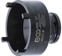 BGS technic Cheie tubulara cu 4 pini pentru piuliţe canelate KM9 (BGS 8337-9)