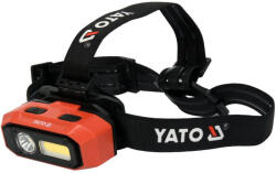 TOYA Lanternă frontală LED acumulator 800 lm cu senzor mișcare (YT-08594)