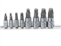 BGS technic Set extractoare de șuruburi cu cap Imbus 3 - 10 mm, antrenare 6, 3 mm (1/4") si 10 mm (3/8"), 8 piese (BGS 6847)