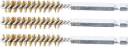 BGS technic Perii alamă | 10 mm | 6, 3 mm (1/4") | 3 piese (BGS 3078-10-M) - mistertools