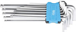 BGS technic Set chei tip L | extra lungi | imbus/imbus cu cap sferic 1, 5 - 10 mm | 13 piese (BGS 9799) Cheie imbus