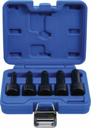 BGS technic Set capete chei tubulare profil spiral / Extractoare de șuruburi | 8 - 16 mm | 5 piese (BGS 5261)