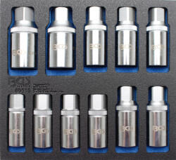 BGS technic Set extractoare prezoane | 5 - 16 mm | 11 piese : Suport organizator pentru cărucior 1/6 (BGS 65515)
