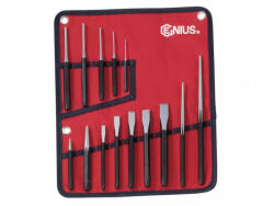 Genius Tools Set de perforare cu tăiere, metric, 14 bucăți (PC-514M)